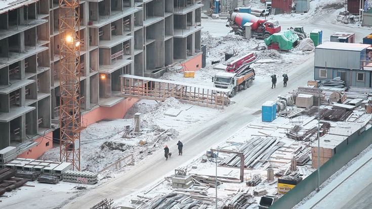 Строительство в январе: 5 советов для зимней стройки в Санкт-Петербурге